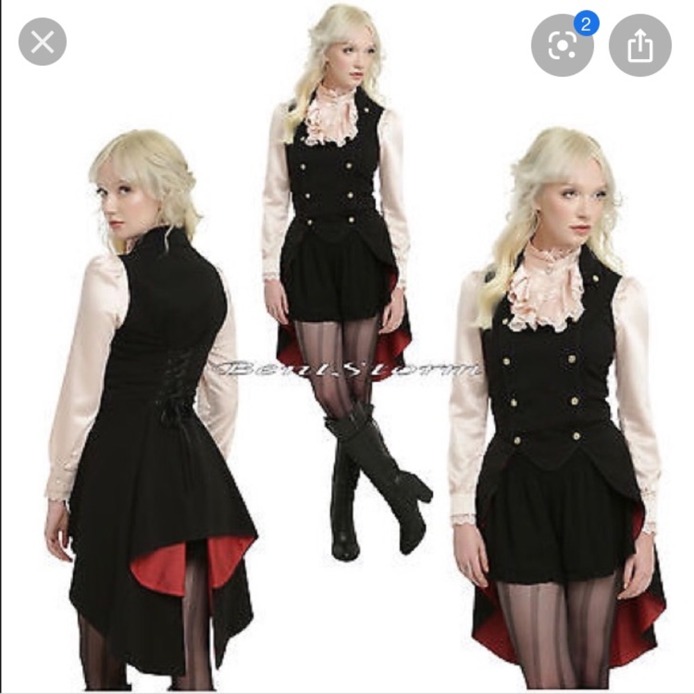 🖤Disney Thru the Looking Glass Mad Hatter Vest 🖤